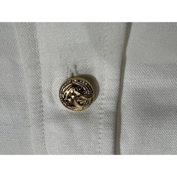 GENERATION LOVE WOMENS SIZE 10 LINEN BLEND MORGAN ROMPER WHITE - Picture 12 of 15